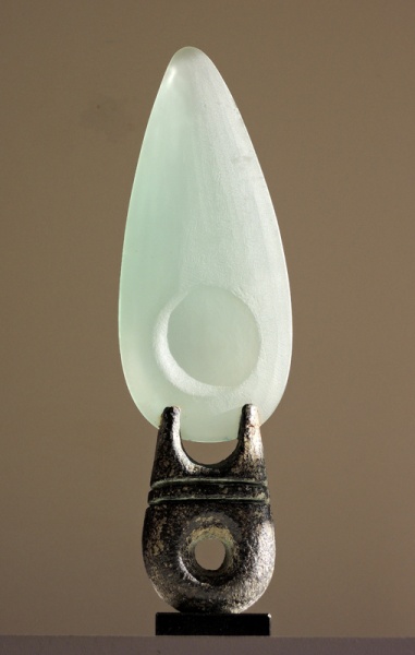 The Art of Firing 2015 - Glass Blade Mounted