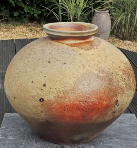 'People & Pots' 2014 - Large Wood-fired Stoneware Pot