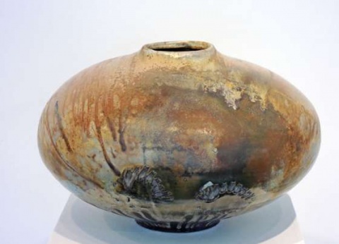 'People & Pots' 2014 - Large Glazed Planet Pot