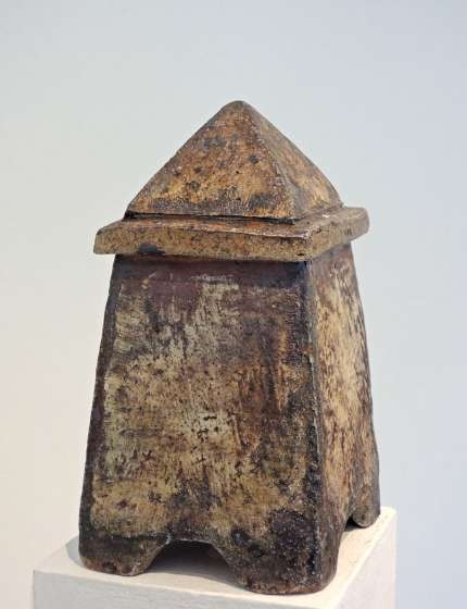 'People & Pots' 2014 - Pyramid Lidded Jar (small)