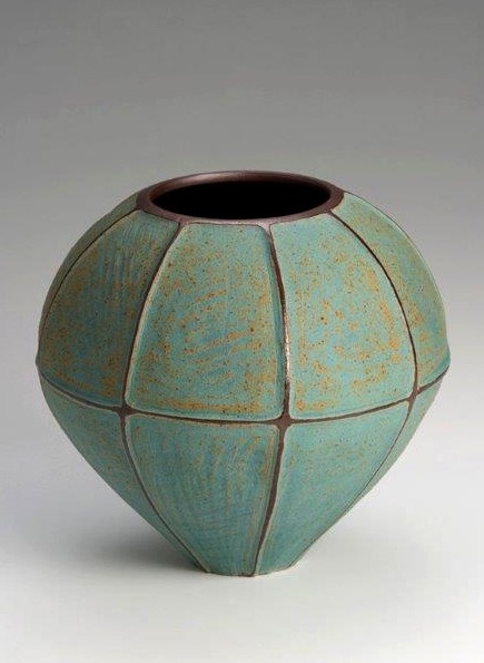 Emily Myers - Round Pot - Carved Panels