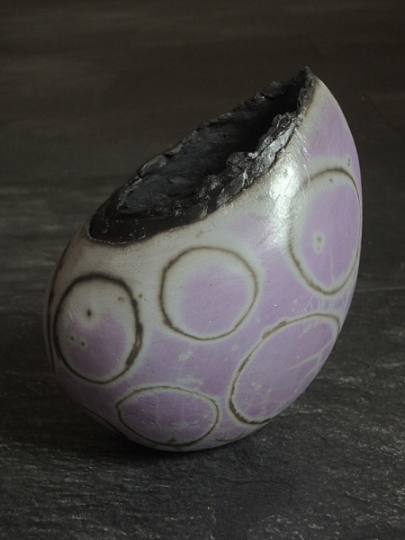 The Art of Firing 2015 - 'Purple Bubbles Nautilus' (small)