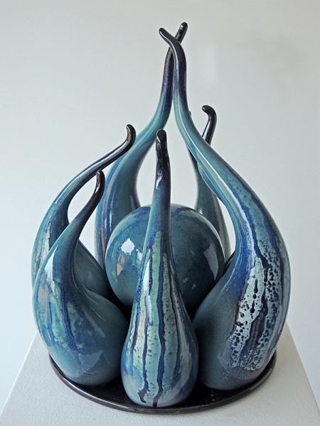 The Art of Firing 2015 - 'Reef Sculpture V' (Blue)