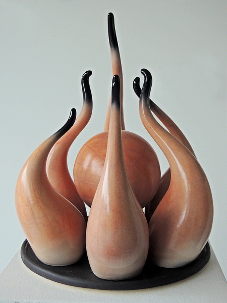 The Art of Firing 2015 - 'Reef Sculpture VI' (Flamingo)