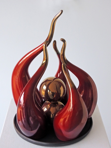 The Art of Firing 2015 - 'Reef Sculpture VII' (Red Lustre)