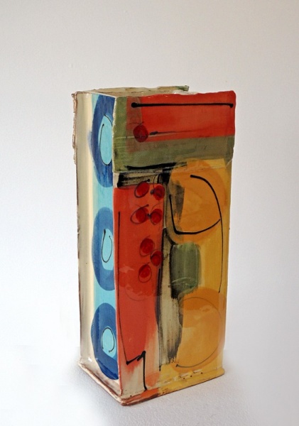 Contemporary Studio Ceramics 2017 - Square Slab Vase (No. 24)