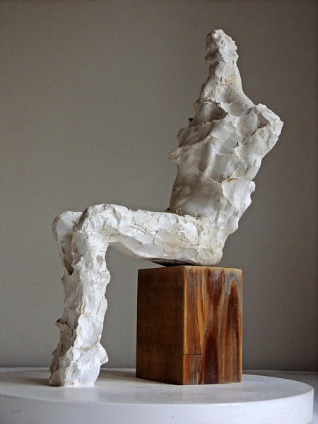 Maurice Blik Plasters: The Artist at Eighty, 2019 - Artist's Plaster: 'Seated I'