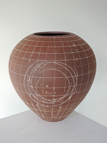 Contemporary Ceramics 2019 - Terracotta Globe Vase