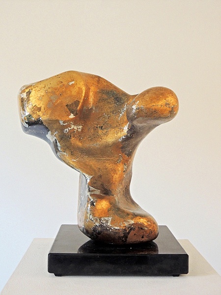 Biomorphic Sculpture: Graham High & Ian Knowles - Gold leaf: Torso (large)