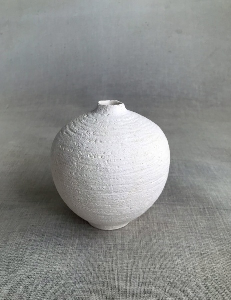 Gus Farnes & Moira Goodall: A Sense of Place - Textured Stoneware Vase (461)