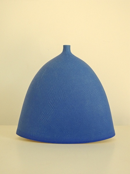 Contemporary Studio Ceramics 2022 - Blue Flat Bottle (No. 38)