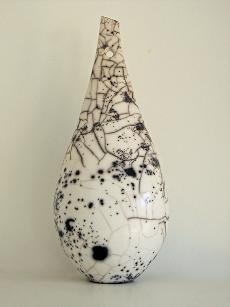 Contemporary Studio Ceramics 2023 - Large White Teardrop (HR1)