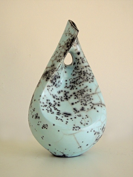 Contemporary Studio Ceramics 2023 - Twisted Jade Teardrop (HR5)