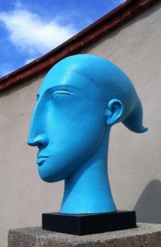 Summer Exhibition 2013 - Garden Sculpture: 'Blue Head'