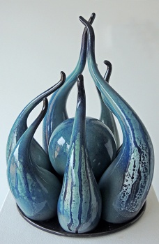 The Art of Firing 2015 - 'Reef Sculpture V' (Blue)