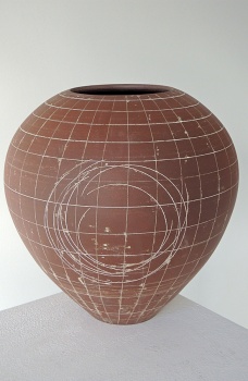 Contemporary Ceramics 2019 - Terracotta Globe Vase