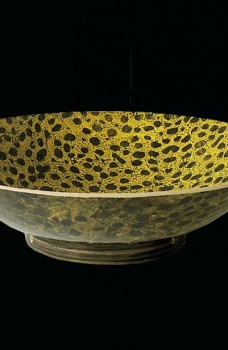 Contemporary Ceramics 2019 - Large Yellow/Black Bowl No. 350