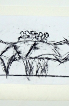 Robert Erskine: Maquettes 2020 - Sketch (Mounted, unframed)