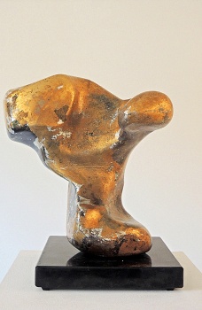 Biomorphic Sculpture: Graham High & Ian Knowles - Gold leaf: Torso (large)