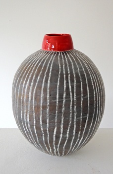 Contemporary Studio Ceramics 2023 - Moonlight Birch Vase (large)