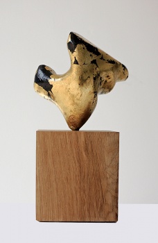 Biomorphic Sculpture: Graham High & Ian Knowles - Gold leaf: Dancer II'