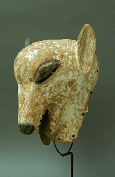 Animal Spirit: Ethnographic Sculpture & Masks - African Canine Mask (Luba, Congo)