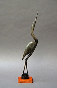 Animal Spirits: Ethnographica - Egret Bird Carving (Indian)